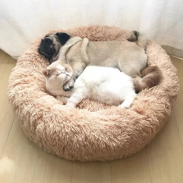 Plush Donut Pet Bed
